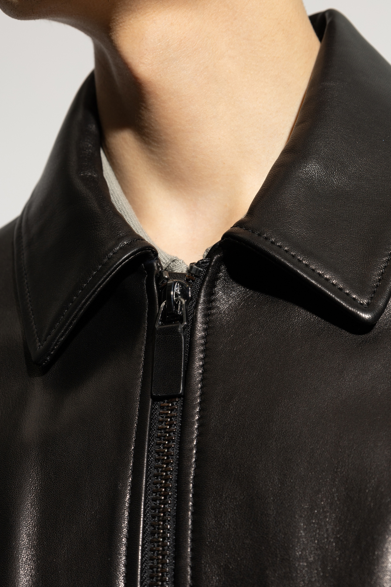 Emporio Armani Leather store Jacket